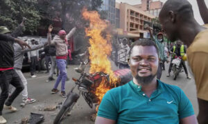 PROTEST IN KENYA OVER DEATH OF BLOGGER