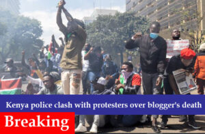 Protest in kenya over death of a blogger ON Thursday