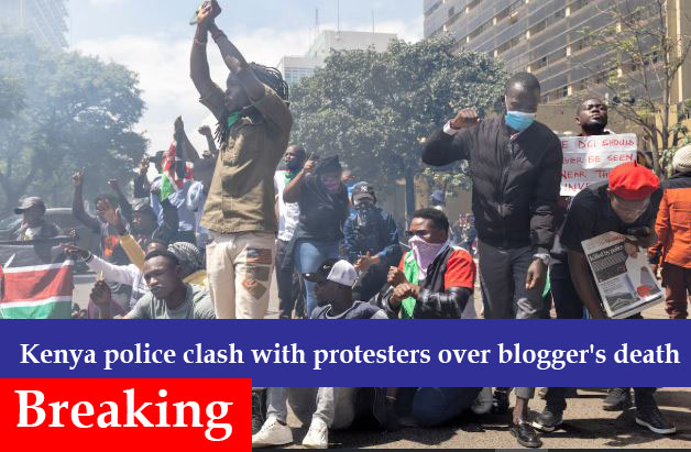 Protest in kenya over death of a blogger ON Thursday